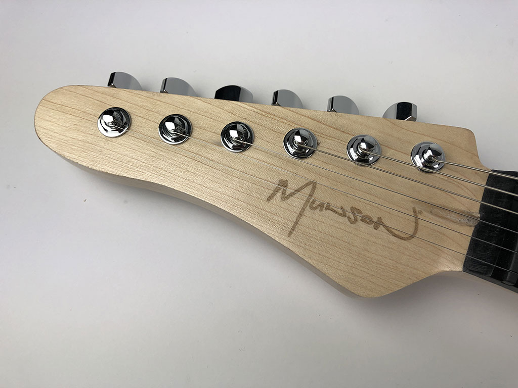 Munson Guitars Headstock with Gotoh SG381 machine Heads